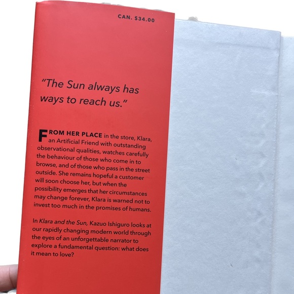 🎈2/$20 - “Klara and The Sun” by Kazuo Ishiguro ©️2021 - Picture 3 of 3